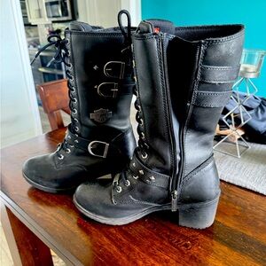 Harley Davidson Leather Riding Boots size 8.5